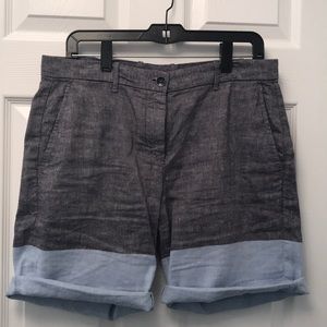GAP boyfriend roll up shorts